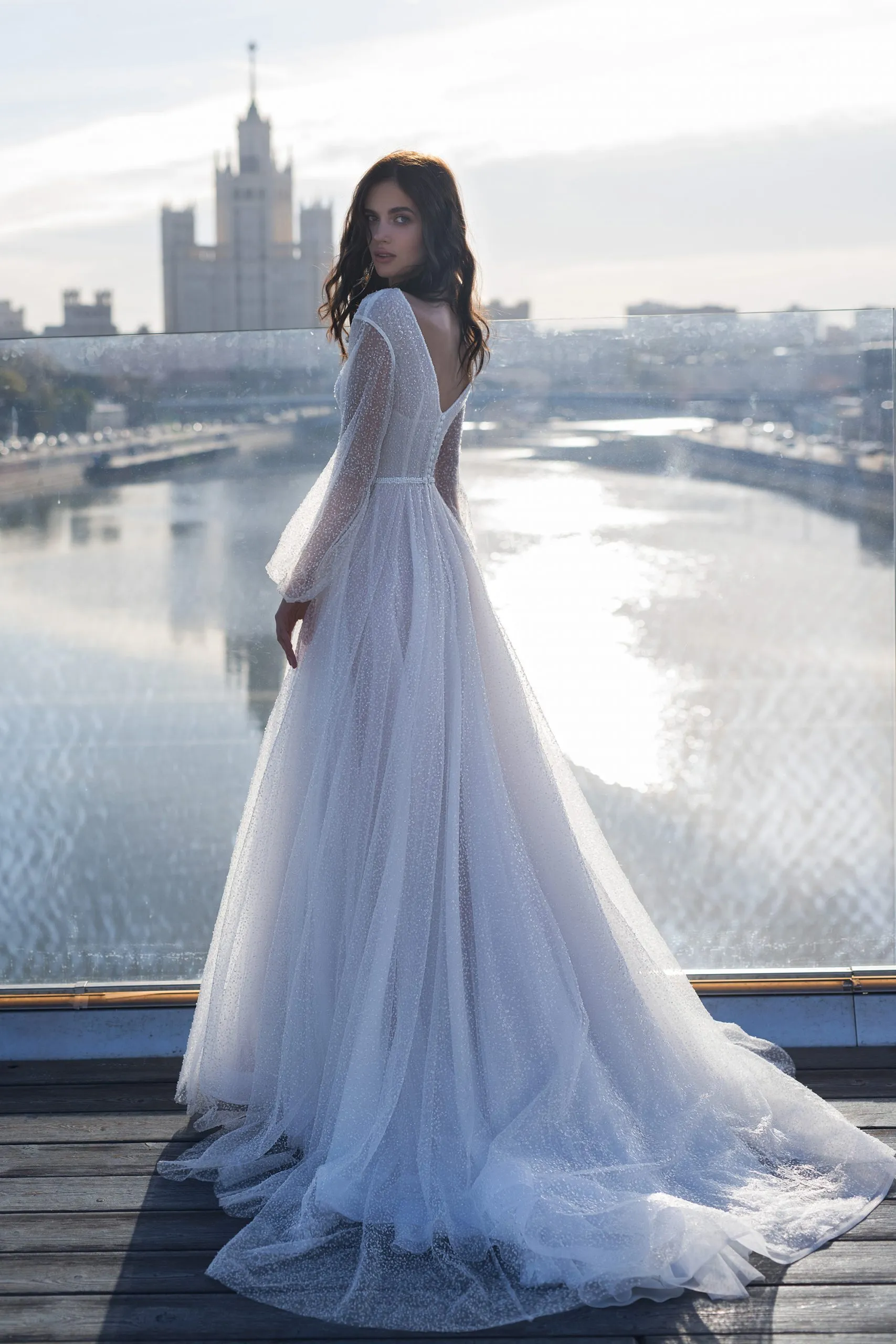 wedding dress Monet